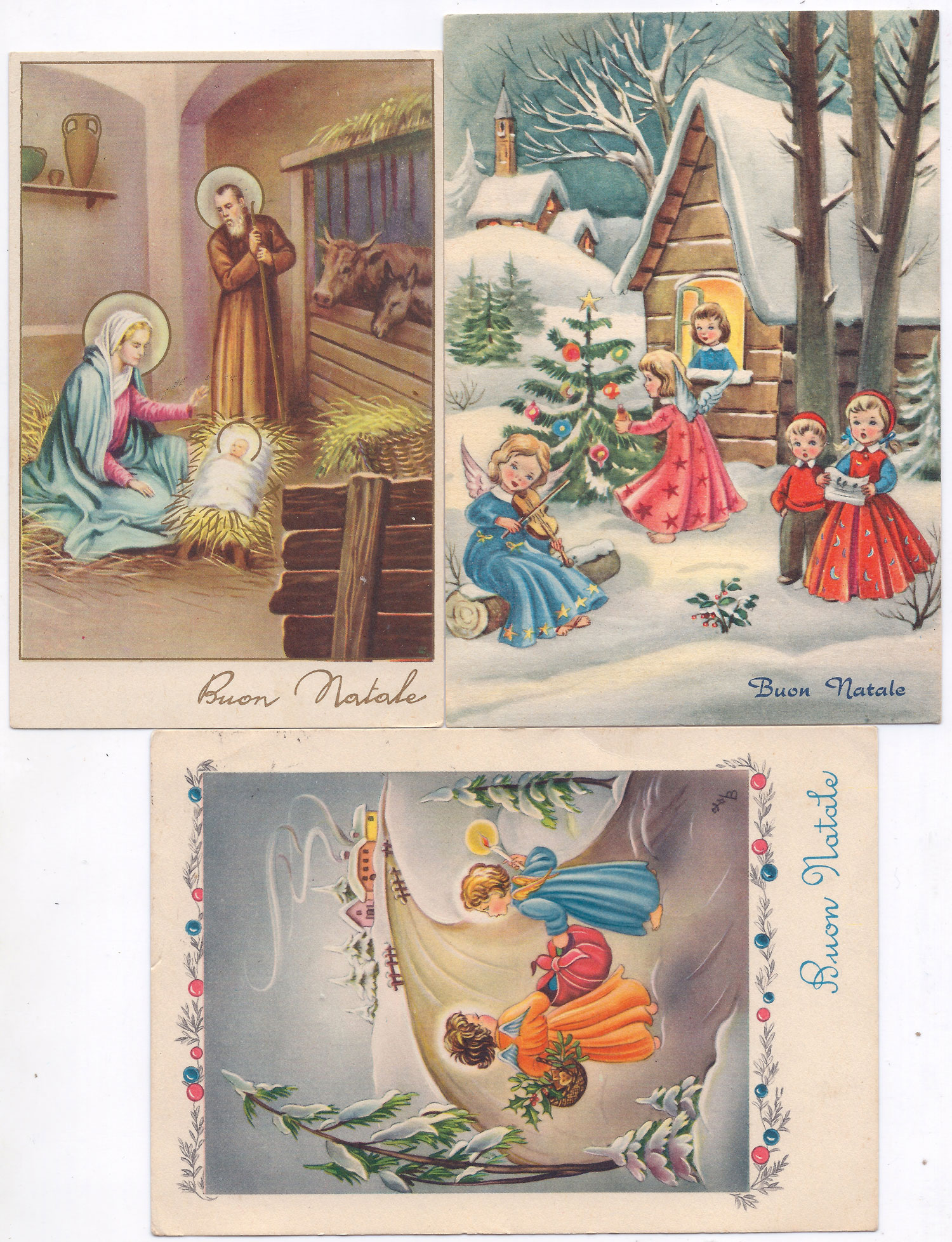 Poesie Di Natale Anni 50.Vecchie Cartoline E Letterine Natalizie Al Barnardon