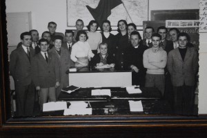 1958 Foto ricordo partecipanti al corso