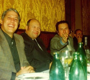 1972 Mosca il Prof.Schumakov e Gianni Bellini a cena