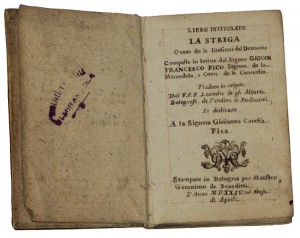 Edizione del 1704 del libro di Gianfrancesco II Pico