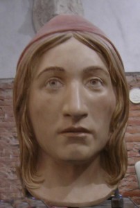Il volto di Giovanni Pico ricostruito dal Proff.Francesco Mallegni