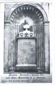 Monumento a Giovanni Pico nella Chiesa di San Francesco