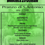 29 Gennaio - Pranzo di Sant'Antonio