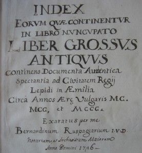 ritaglio Liber Grossus