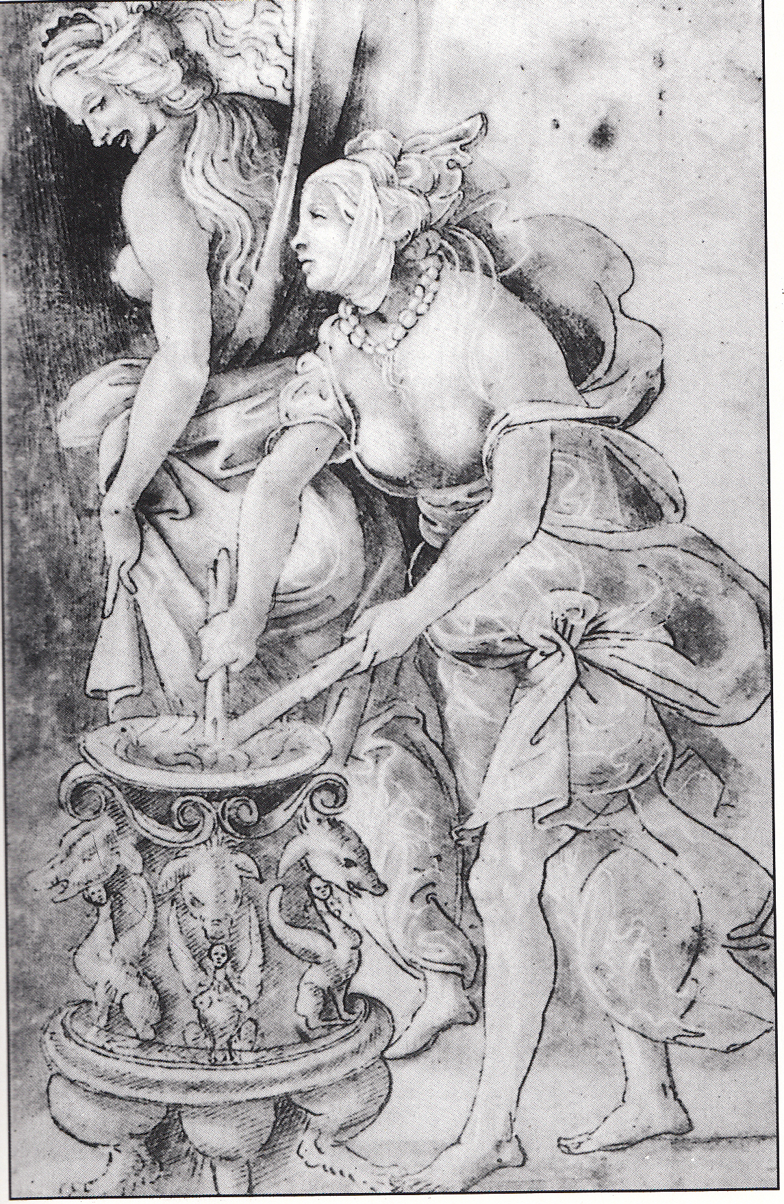 Questo bel disegno si trova nella Galleria degli Uffizi a Firenze. E' di Filippo Lippi e ritrae due streghe tanto attraenti che sarebbe un vero peccato bruciarle.