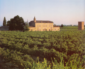 Facciata del palazzo dominicale pro-spettante il fiume Panaro