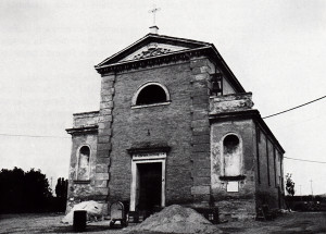 La chiesa parrocchiale di Santa Giustina Vigona eretta nel 1840.