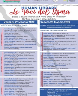 27-28 maggioMirandola_Locandina_Human_Library