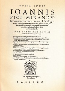 Giovanni Pico Opera Omnia
