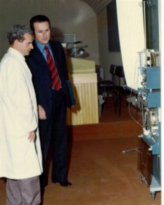 1972 Gianni Bellini e il Prof. Vasile Jonovic responsabile nefrologia del più grande ospedale di Belgrado