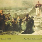 Resa della Mirandola a Papa Giulio II da un dipinto di Raffaello Tancredi