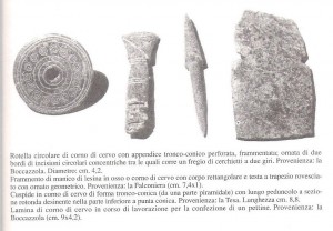 Reperti dell'età del bronzo nel Museo Civico della Mirandola.