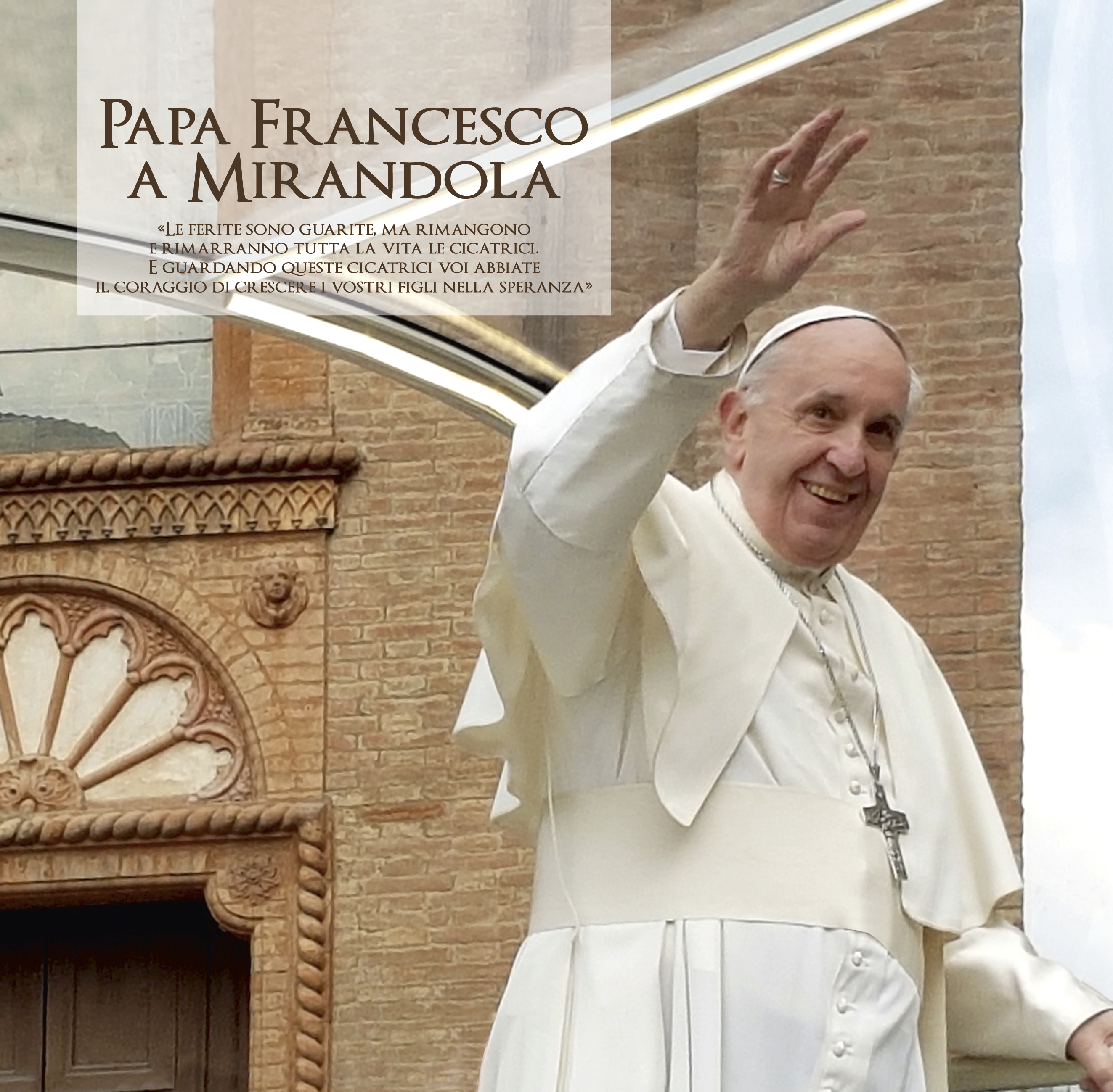 copertina libro Papa Francesco a Mirandola