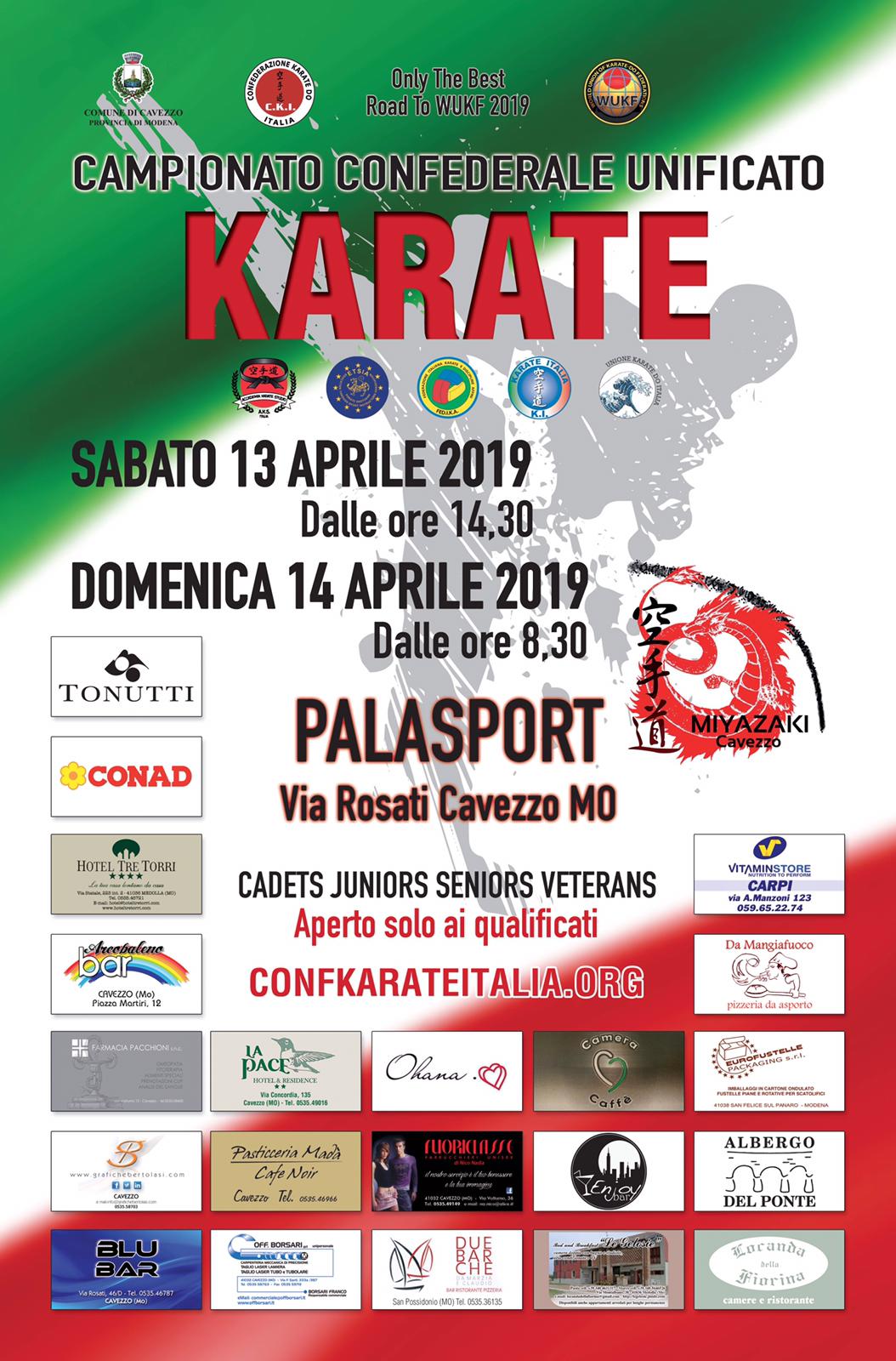 13 aprile Karate