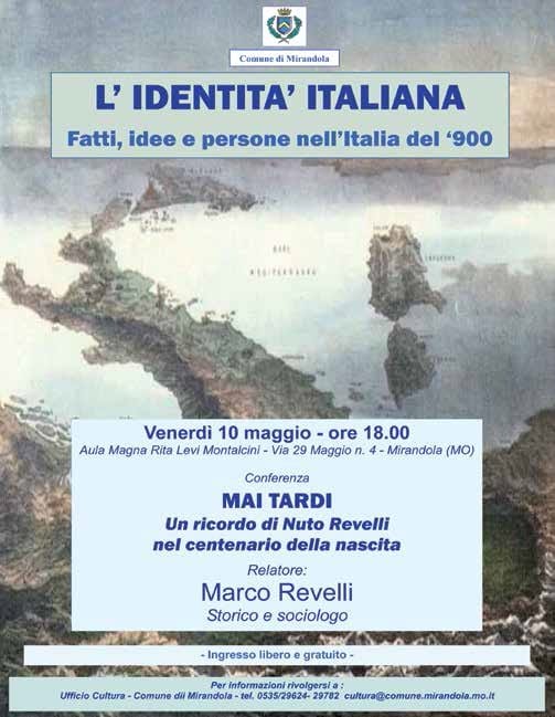 10 maggio Identità italiana