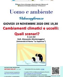19 novembre - cambiamenti climatici e uccelli - Montemaggiori