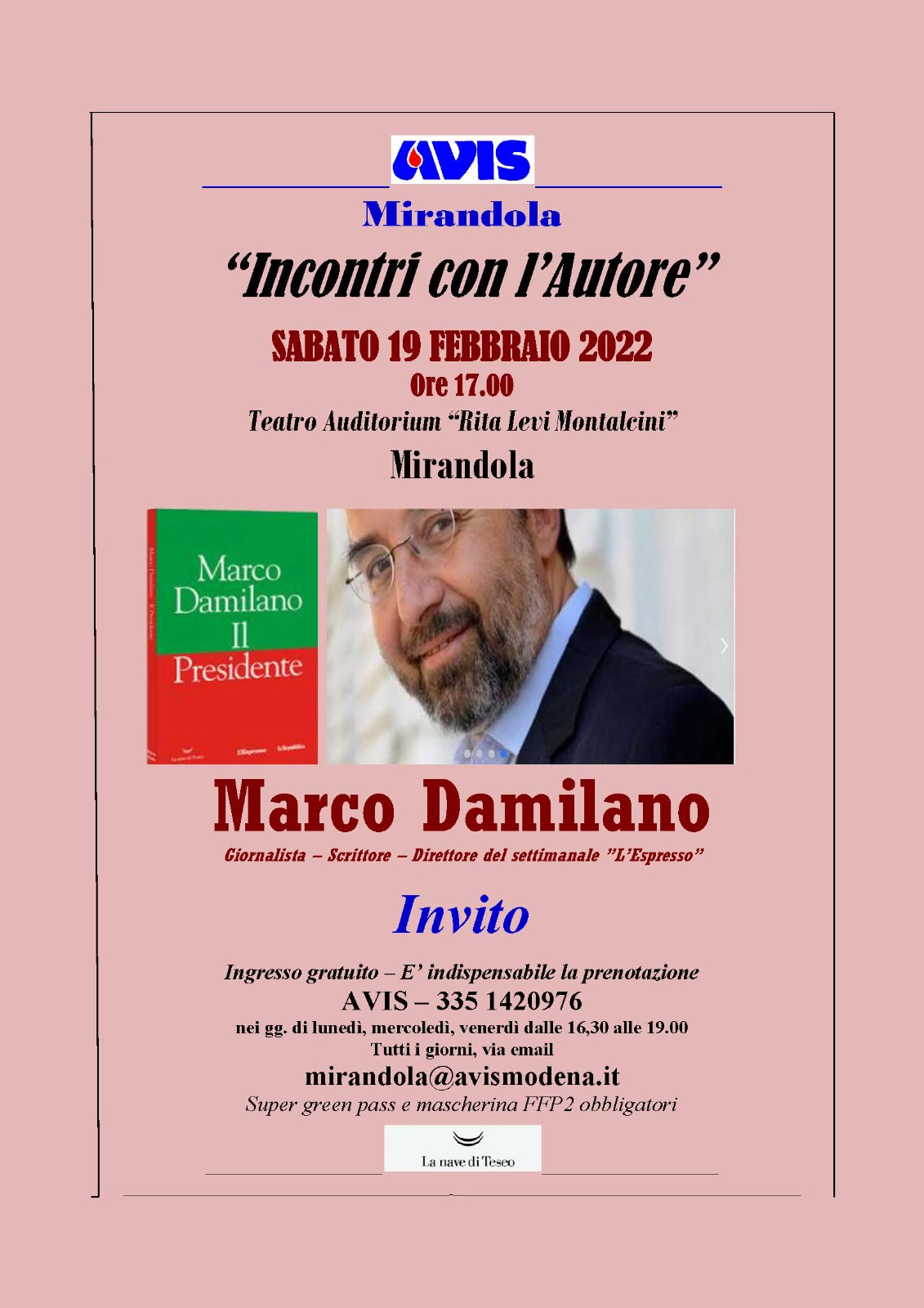 19 Febbraio Marco Damilano