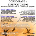 LOCANDINA CORSO BIRDWATCHING  2023 - tutte le date