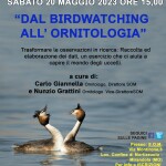 locandina dal bw all'ornitologia 2023