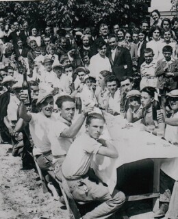 1938 Festa di matrimonio a Mirandola-villa Tommasini-
