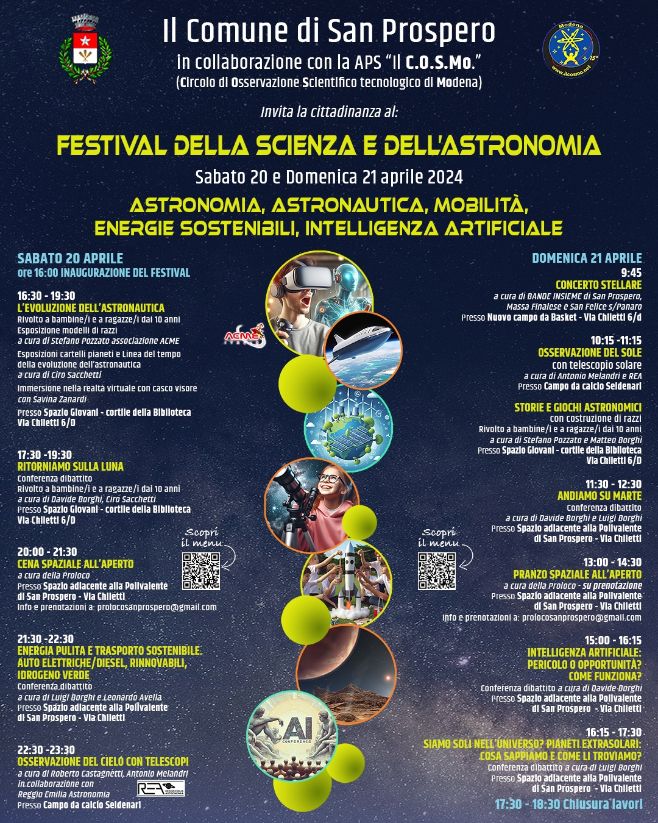 20 aprile Festival della scienza